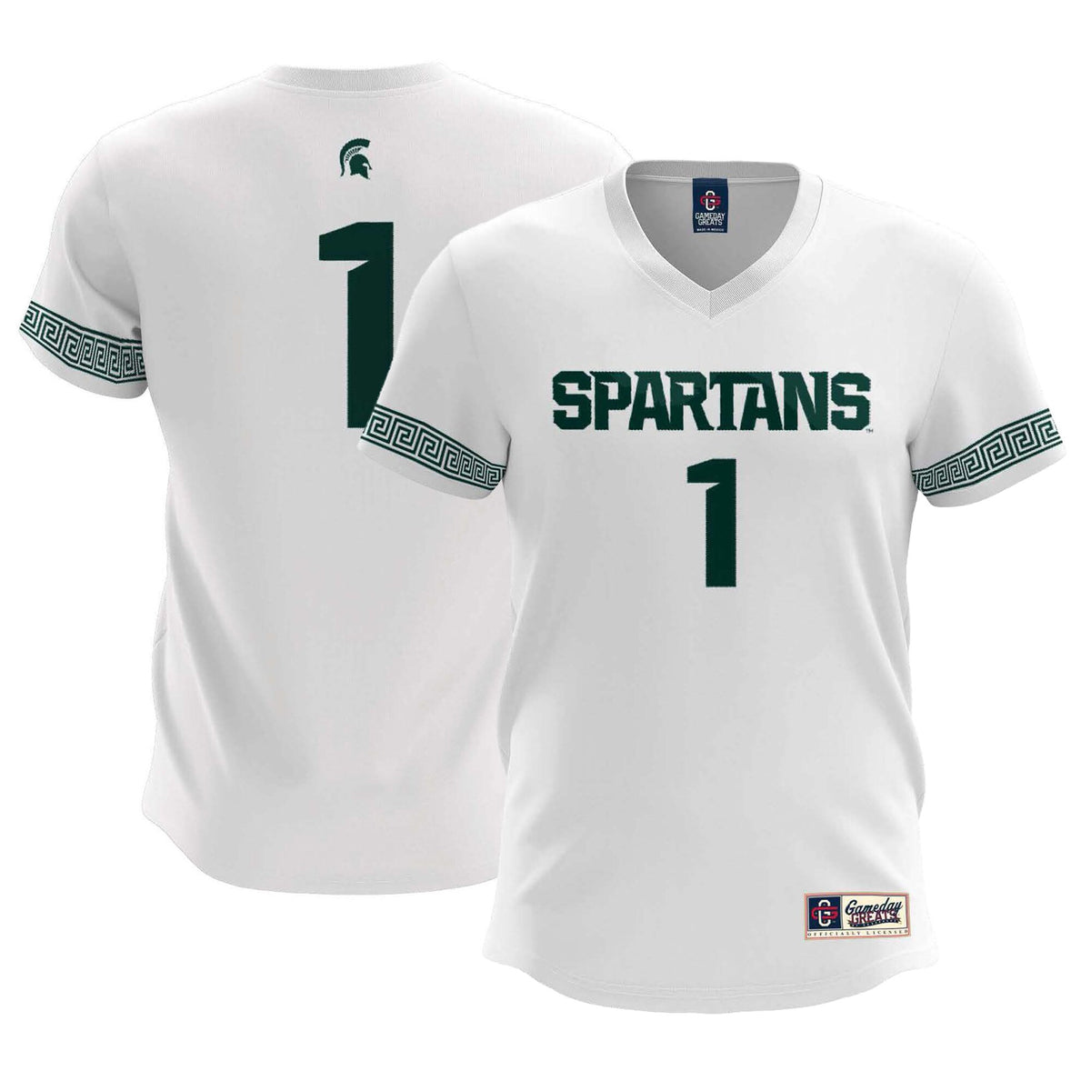 Michigan State Spartans white jersey