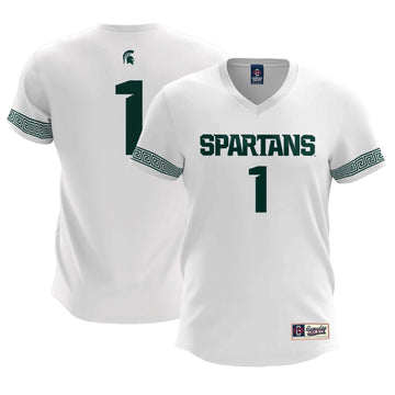 Michigan State Spartans white jersey