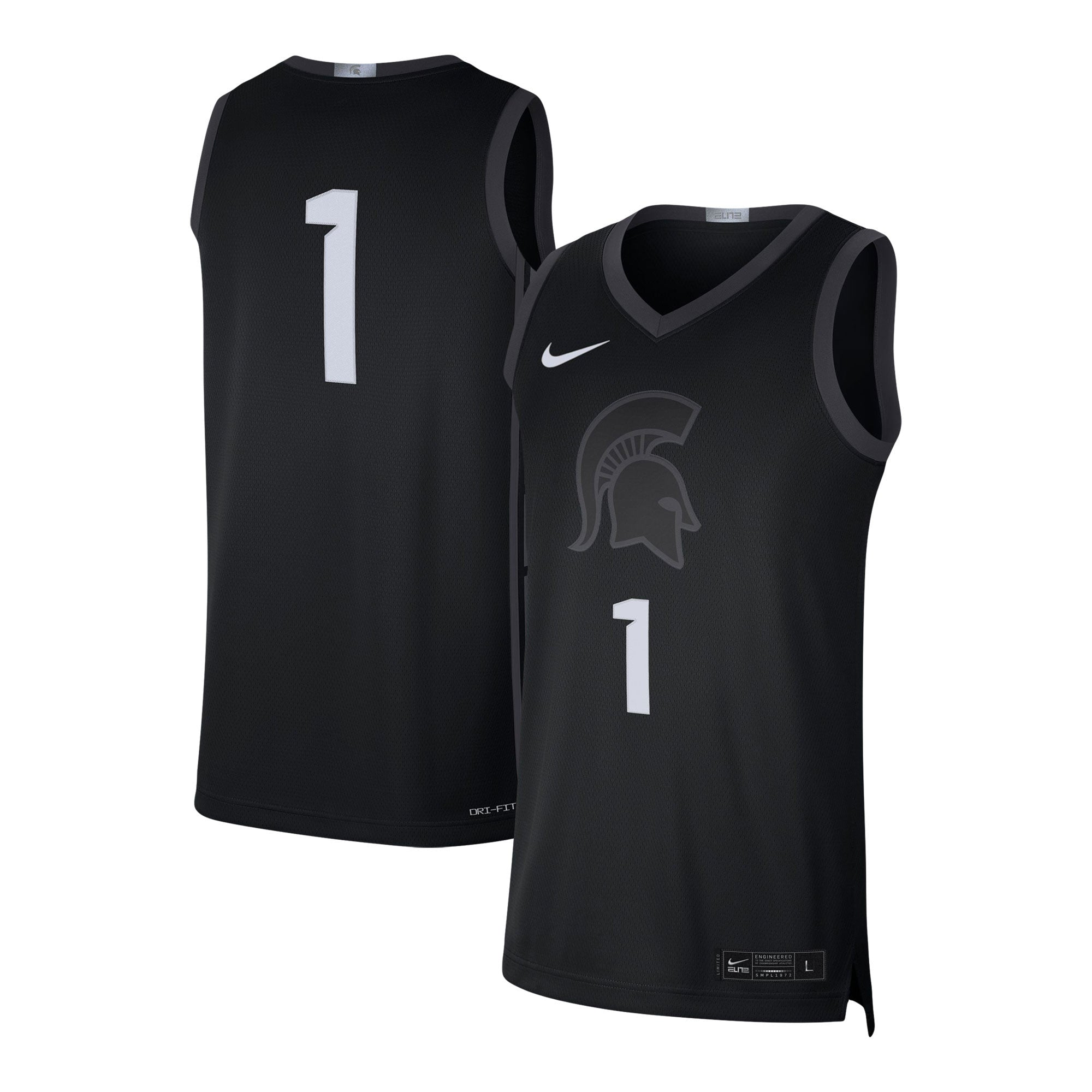 Michigan State Spartans black Limited jersey