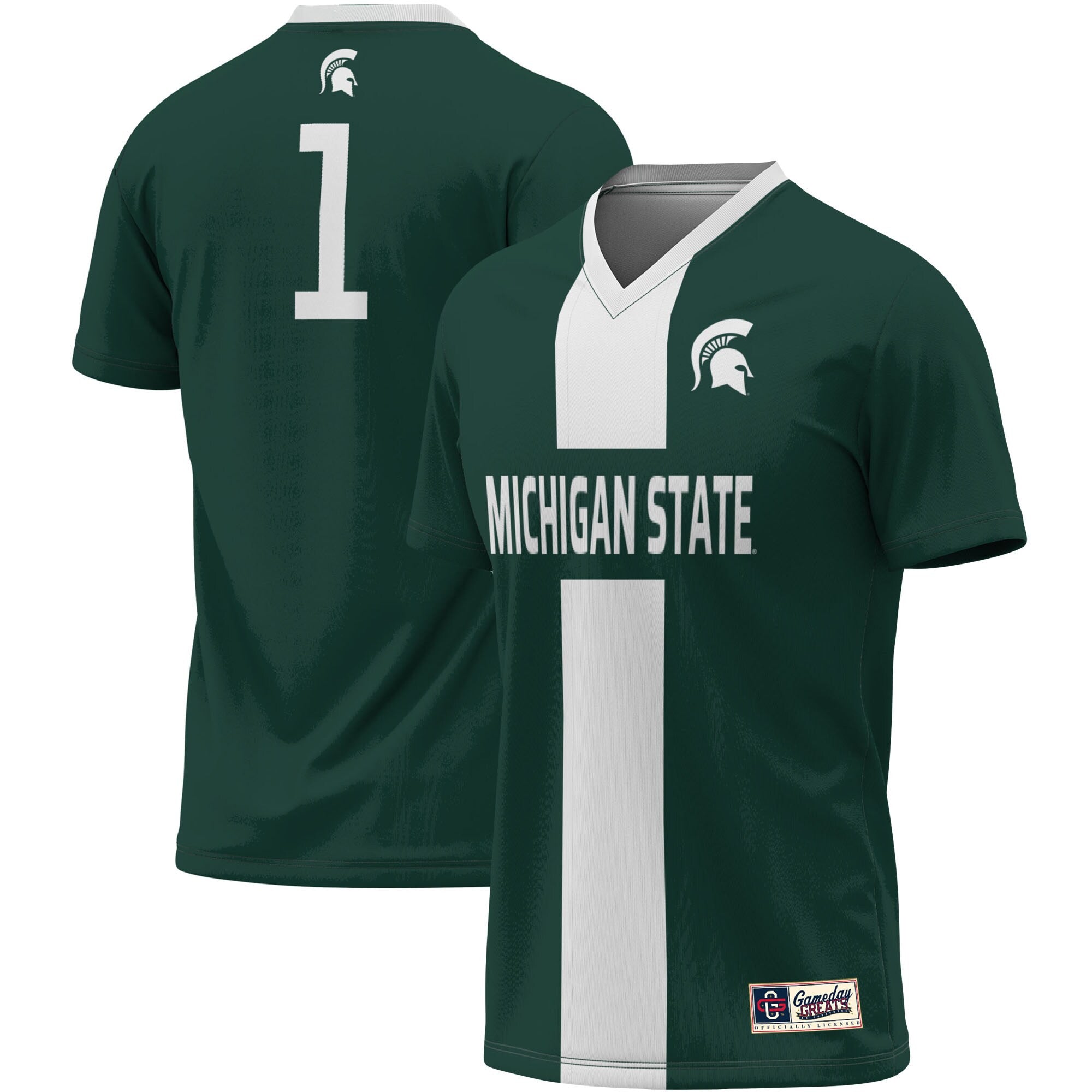 Prosphere Michigan State Spartans green jersey