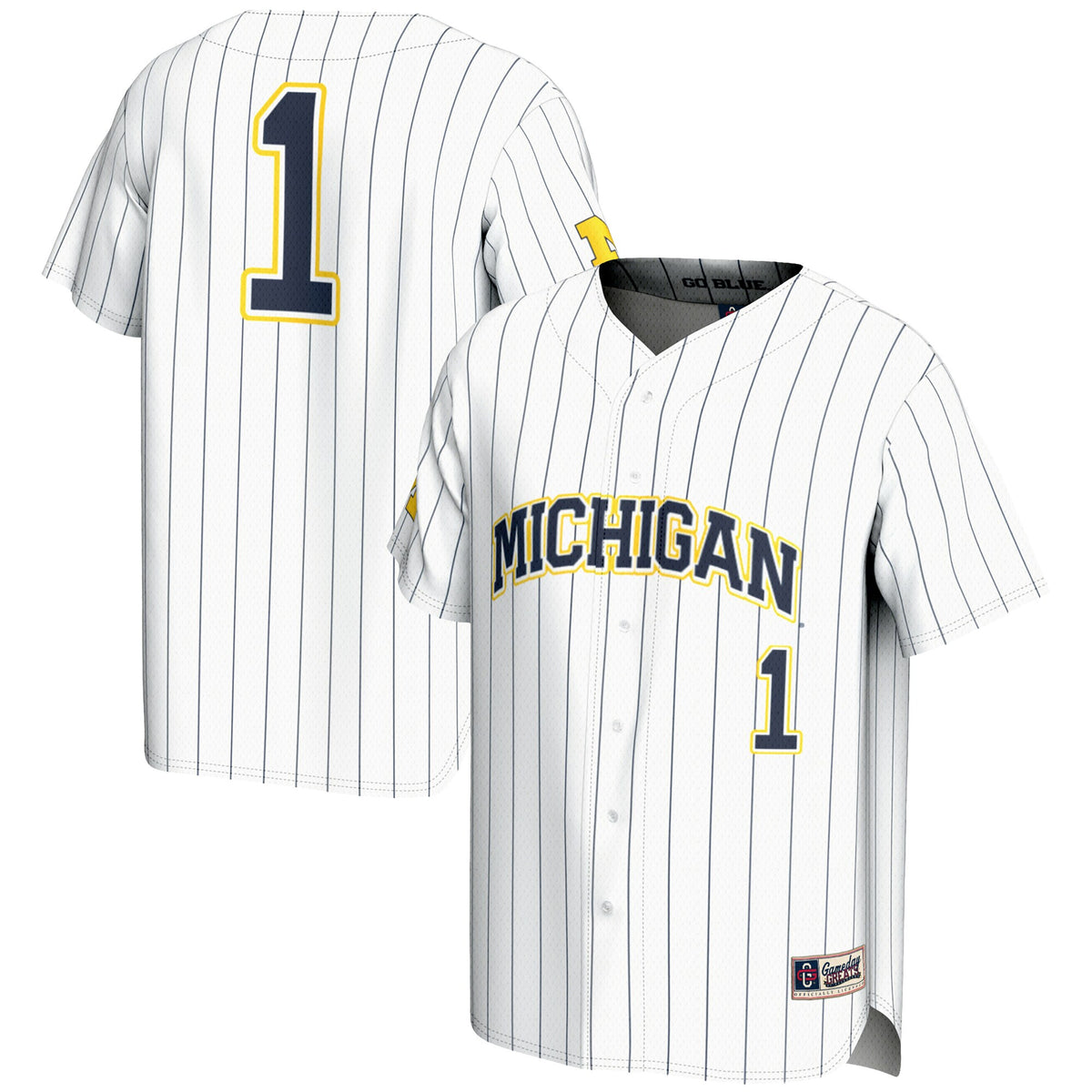 Michigan Wolverines white Fashion jersey