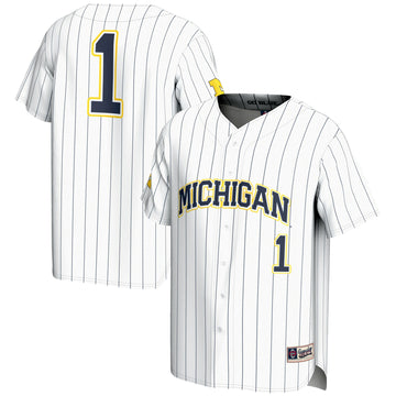 Michigan Wolverines white Fashion jersey
