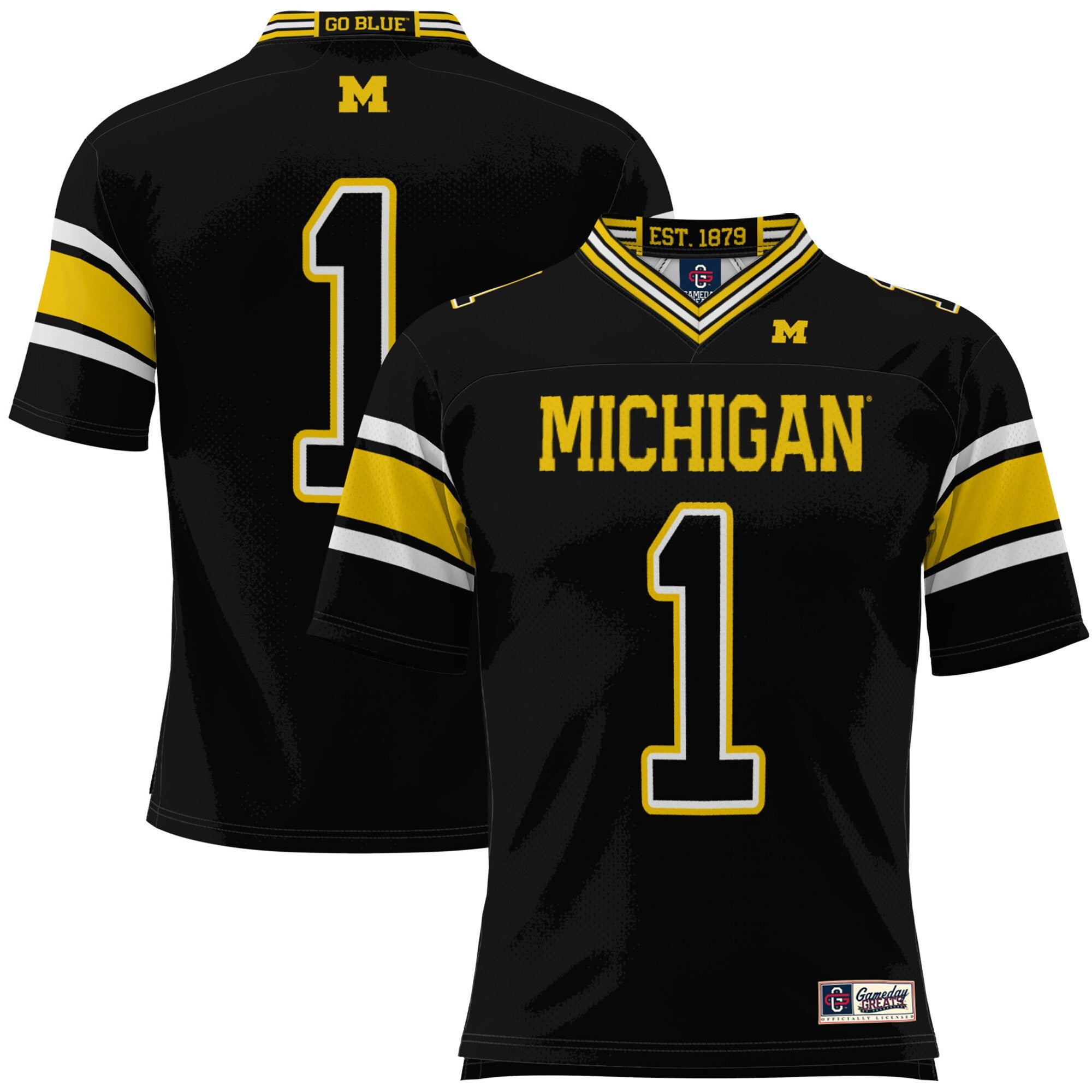 Michigan Wolverines black jersey
