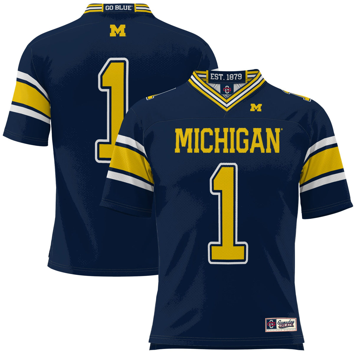 Michigan Wolverines navy jersey