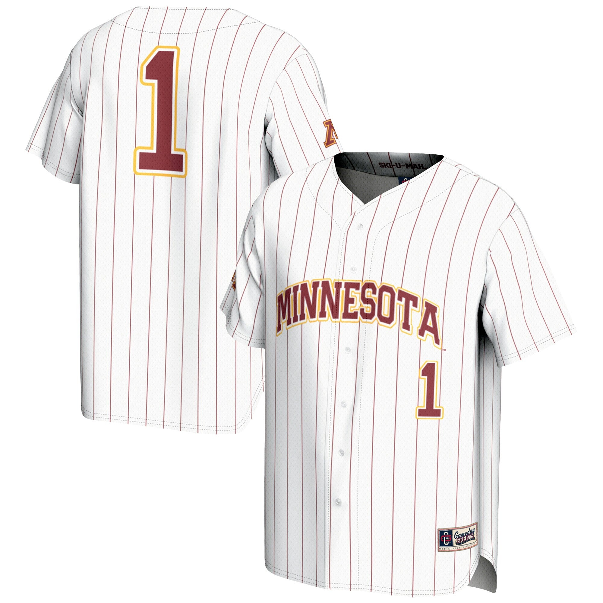 Minnesota Golden Gophers white jersey