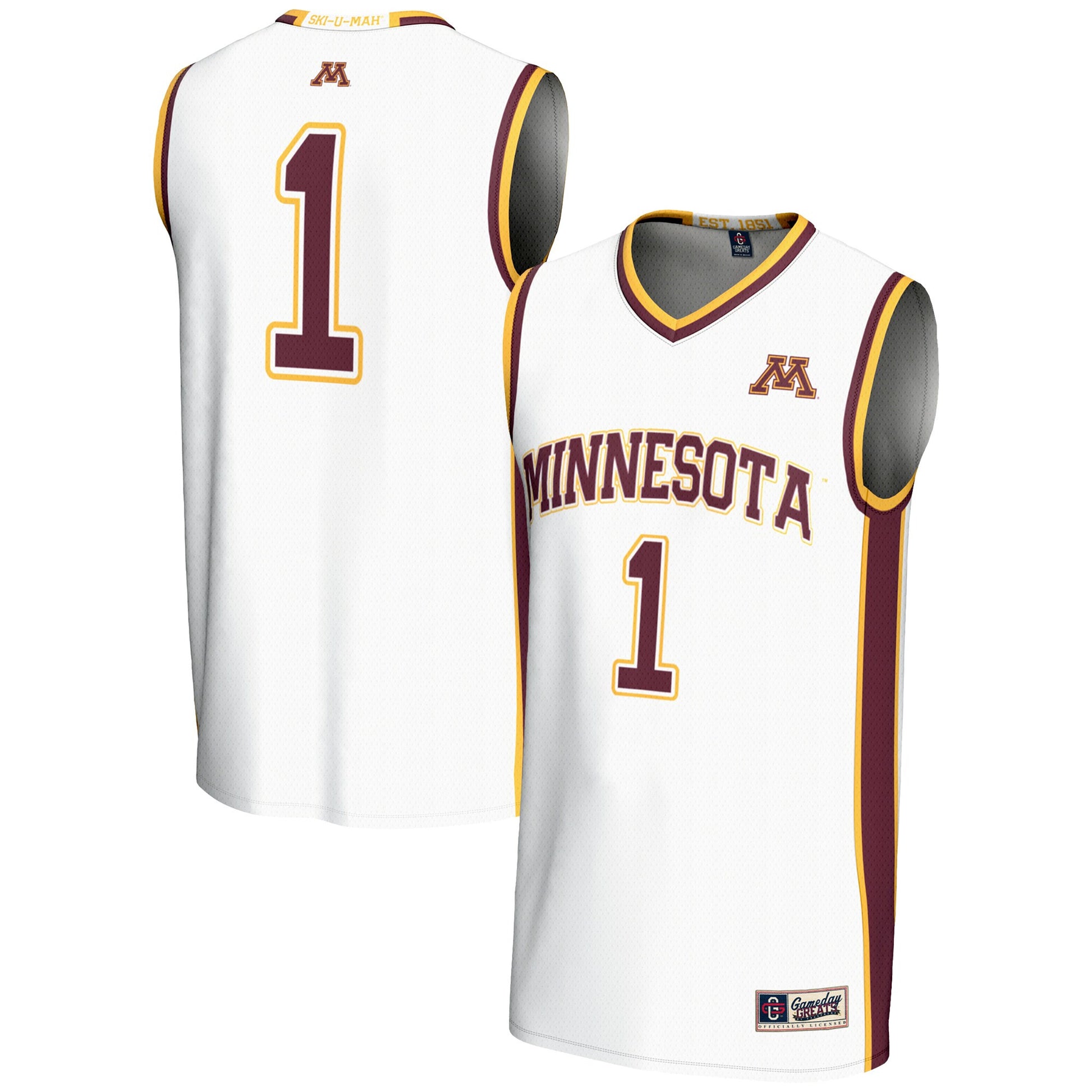 Minnesota Golden Gophers white jersey