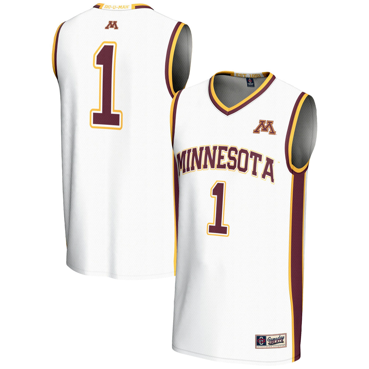 Minnesota Golden Gophers white jersey