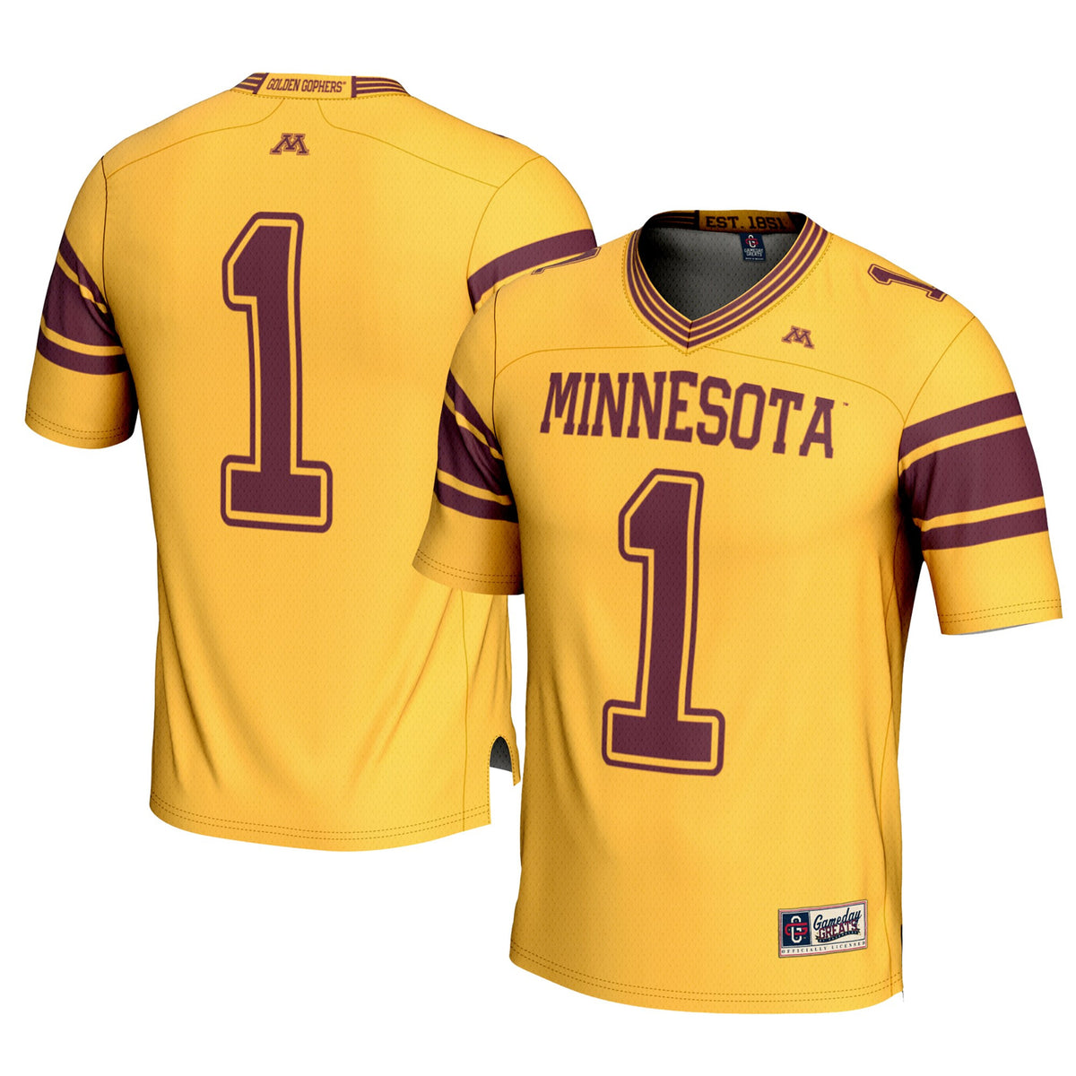 Minnesota Golden Gophers gold jersey