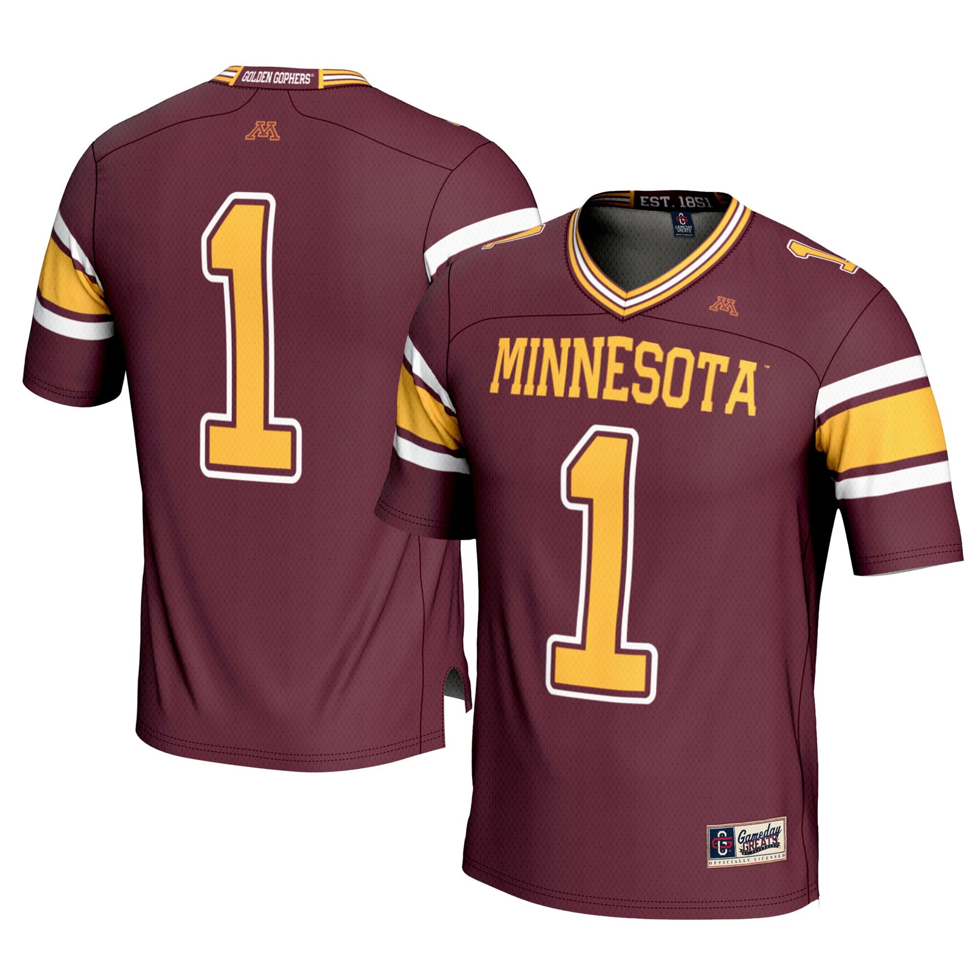Minnesota Golden Gophers maroon jersey