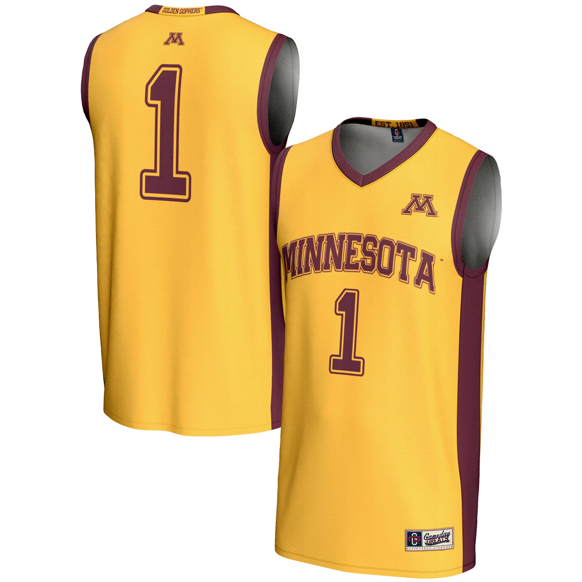 Minnesota Golden Gophers gold jersey
