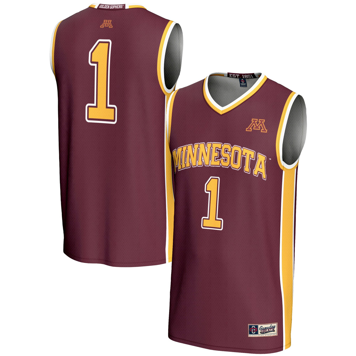 Minnesota Golden Gophers maroon jersey
