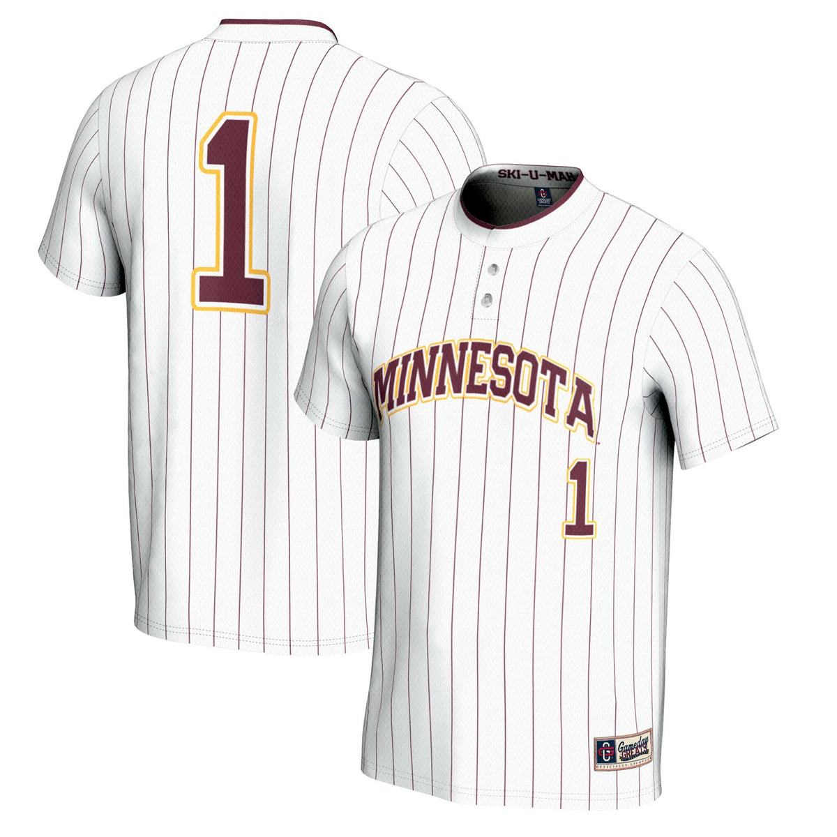 Softball Minnesota Golden Gophers white jersey