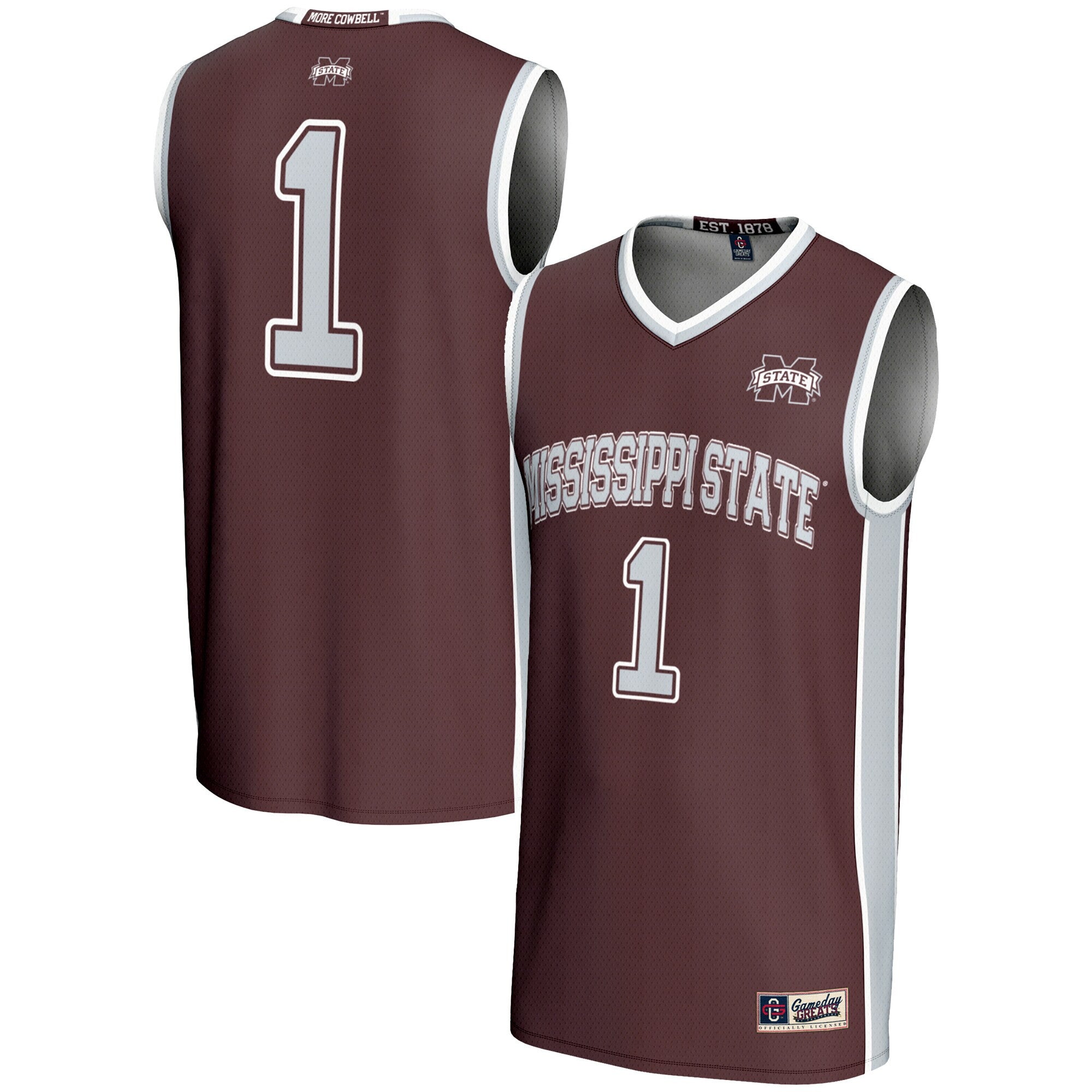 Mississippi State Bulldogs maroon jersey