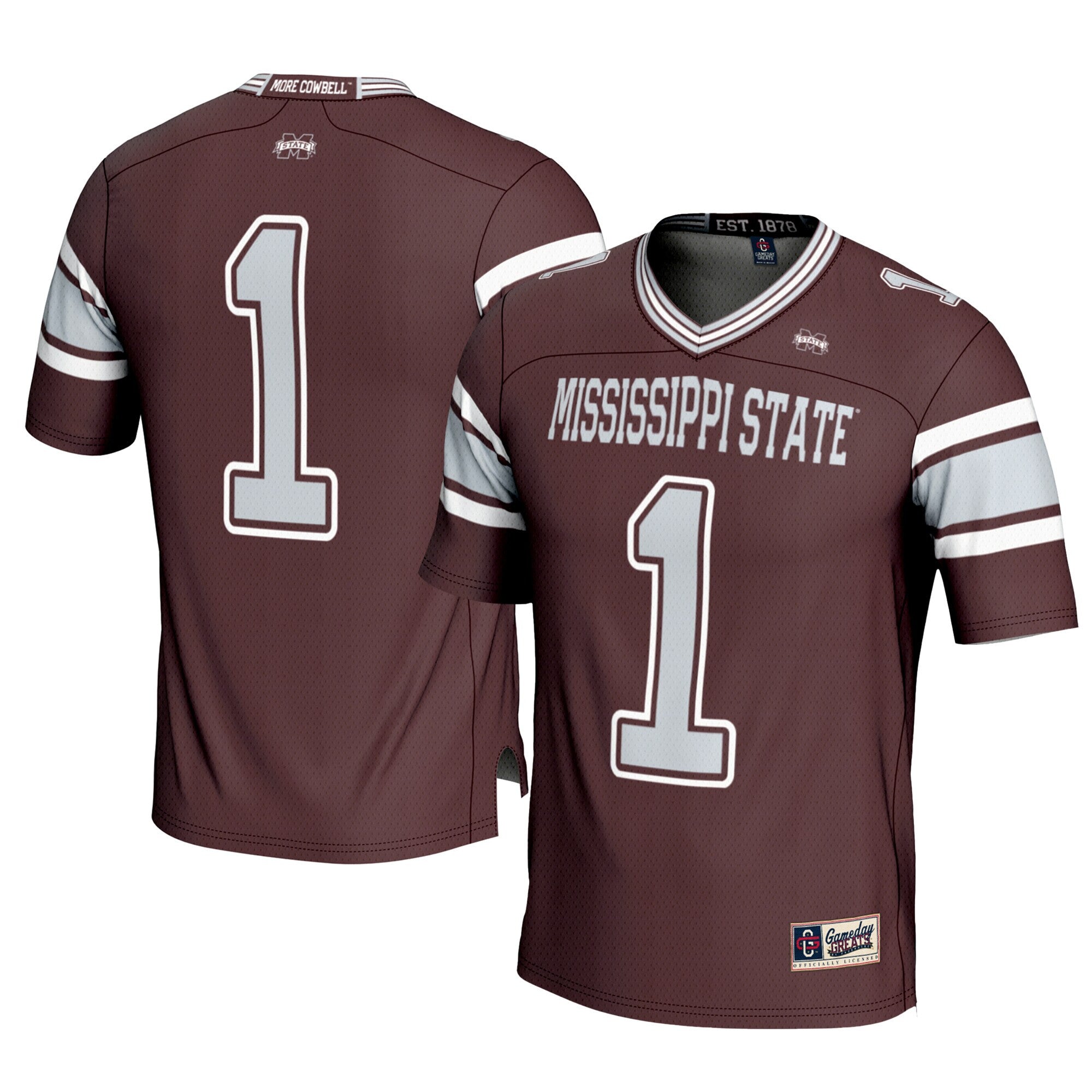 Mississippi State Bulldogs maroon jersey