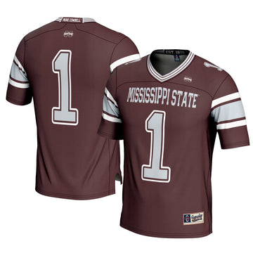 Mississippi State Bulldogs maroon jersey