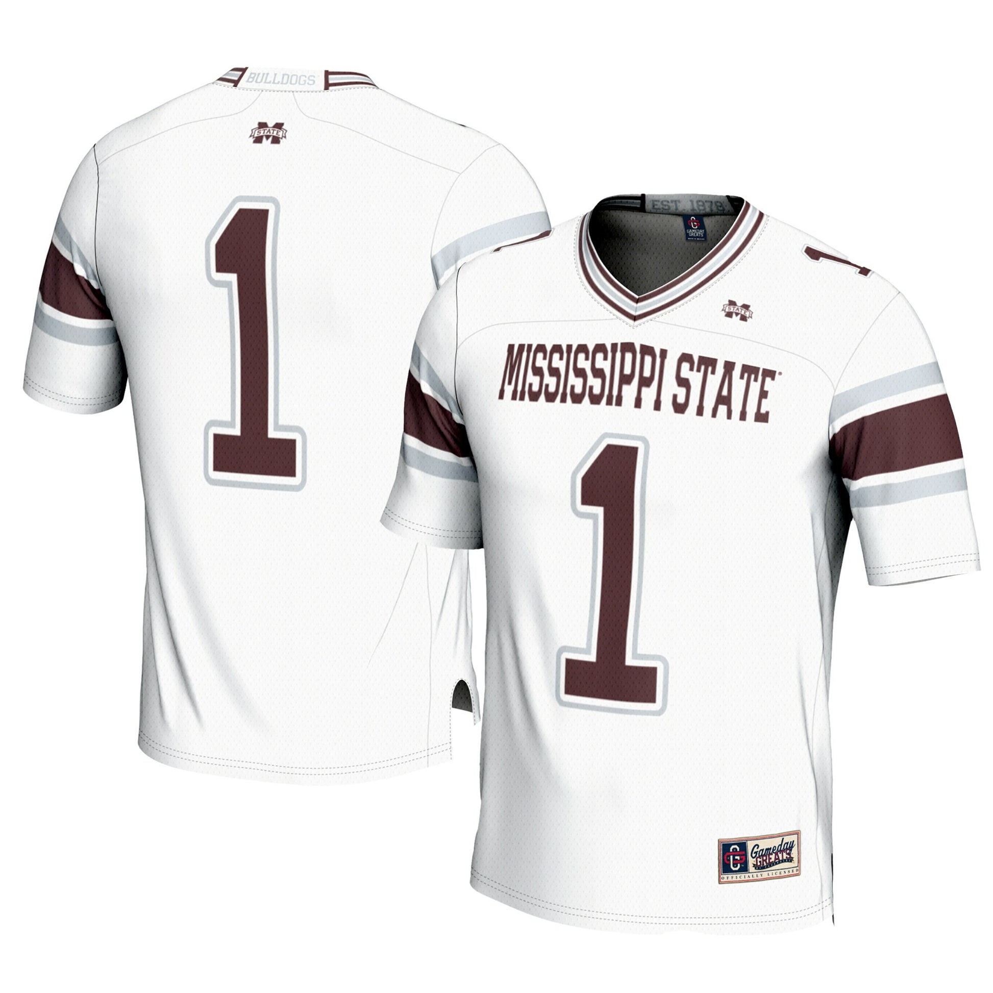 Mississippi State Bulldogs white jersey