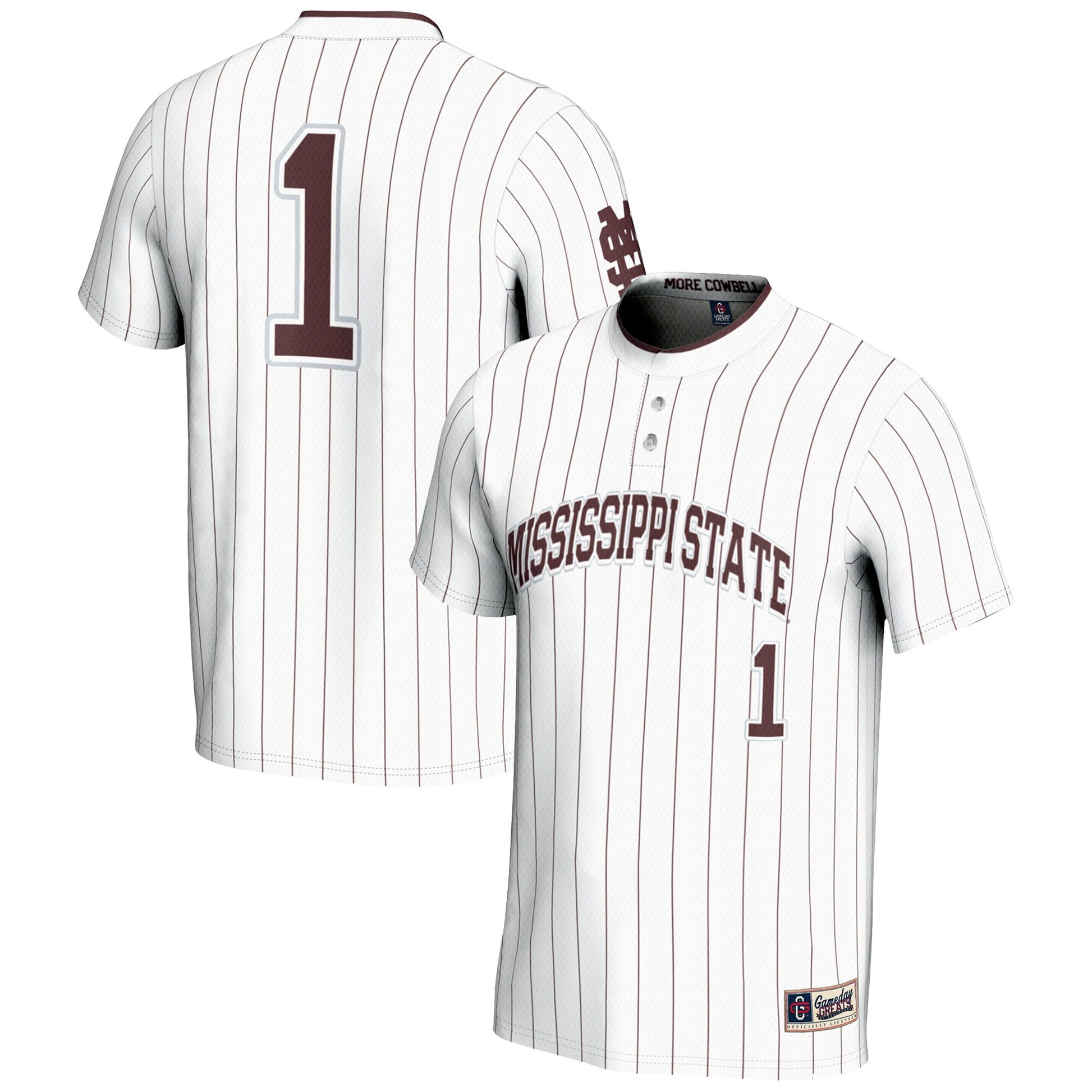 Softball Mississippi State Bulldogs white jersey