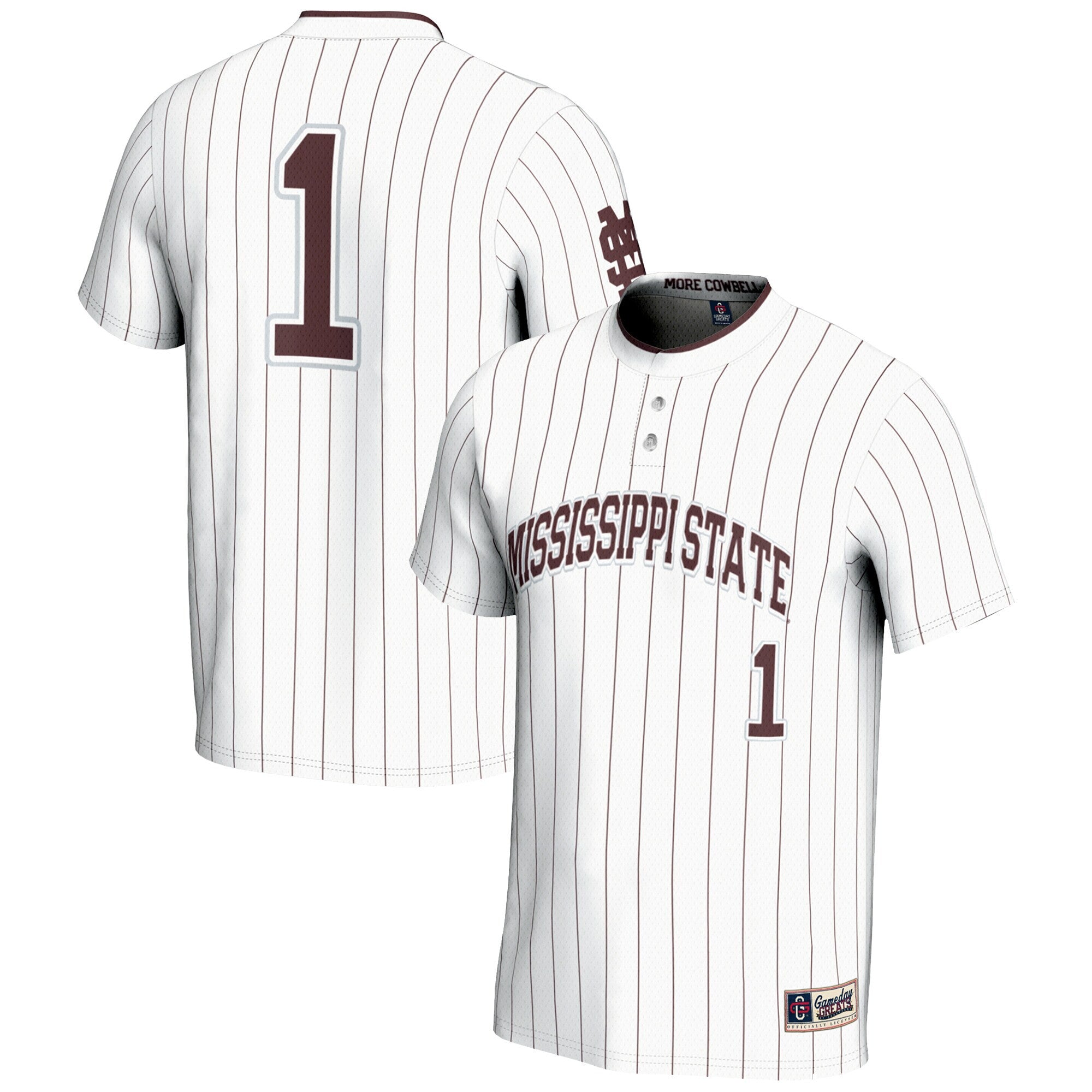 Softball Mississippi State Bulldogs white jersey