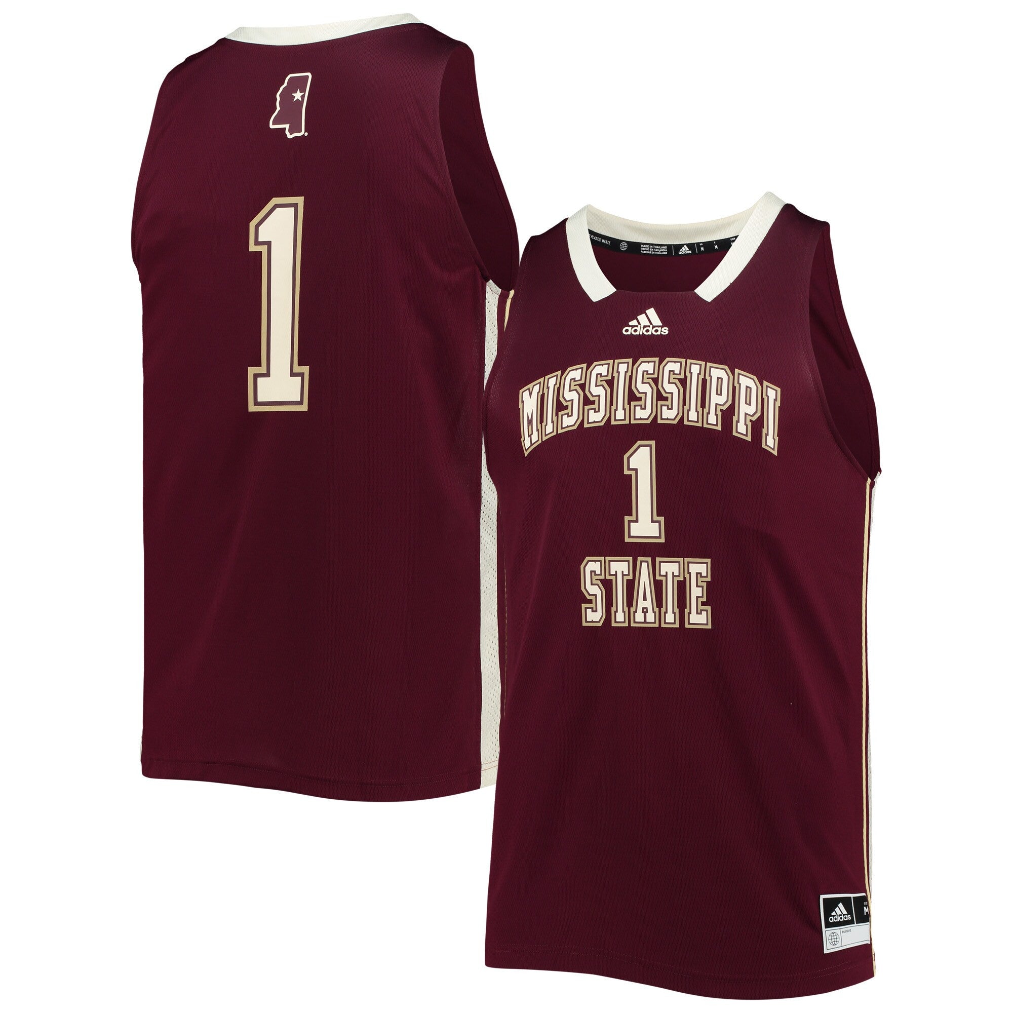 Mississippi State Bulldogs maroon Reverse Retro jersey