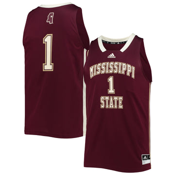 Mississippi State Bulldogs maroon Reverse Retro jersey