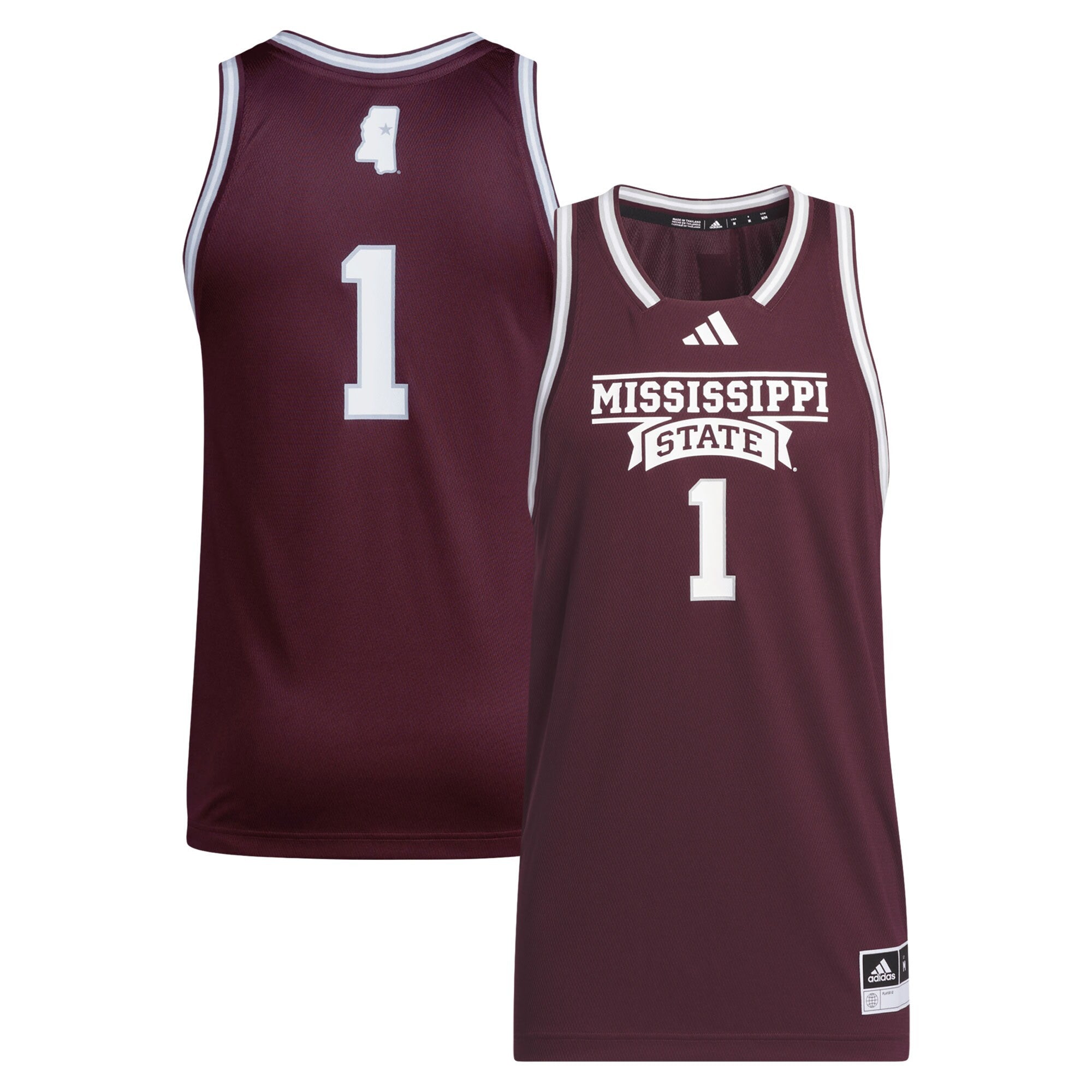 Mississippi State Bulldogs maroon jersey