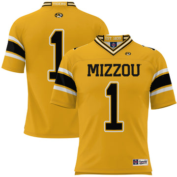 Missouri Tigers gold jersey