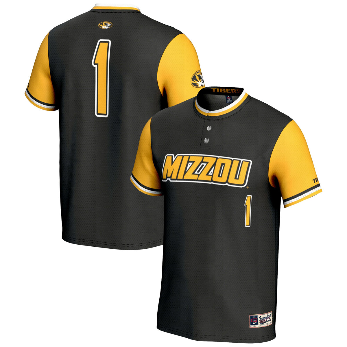 Softball Missouri Tigers black jersey