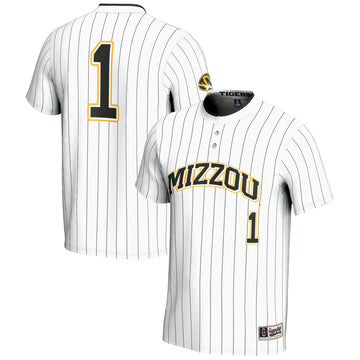 Softball Missouri Tigers white jersey