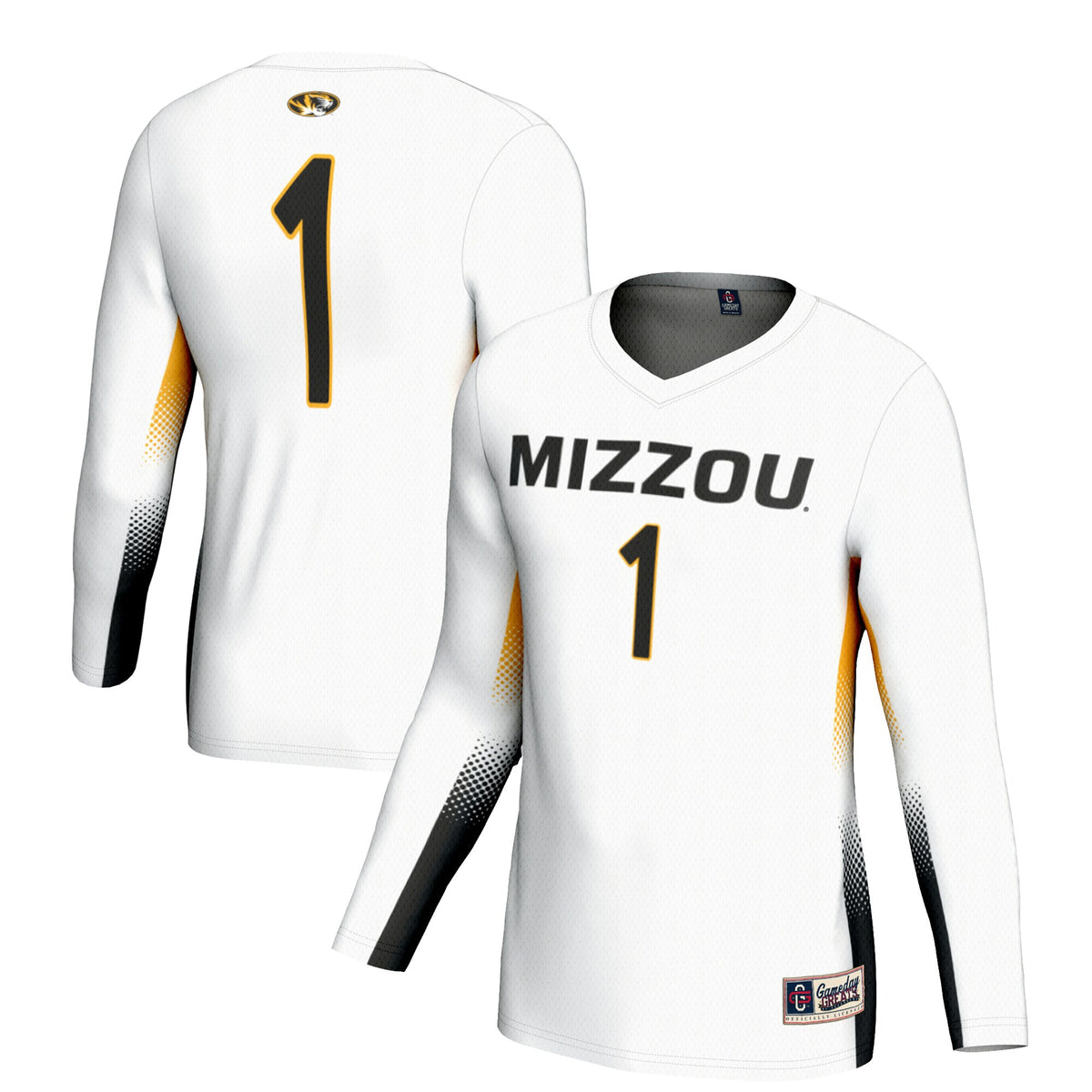 Volleyball Missouri Tigers white jersey