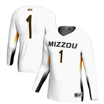 Volleyball Missouri Tigers white jersey