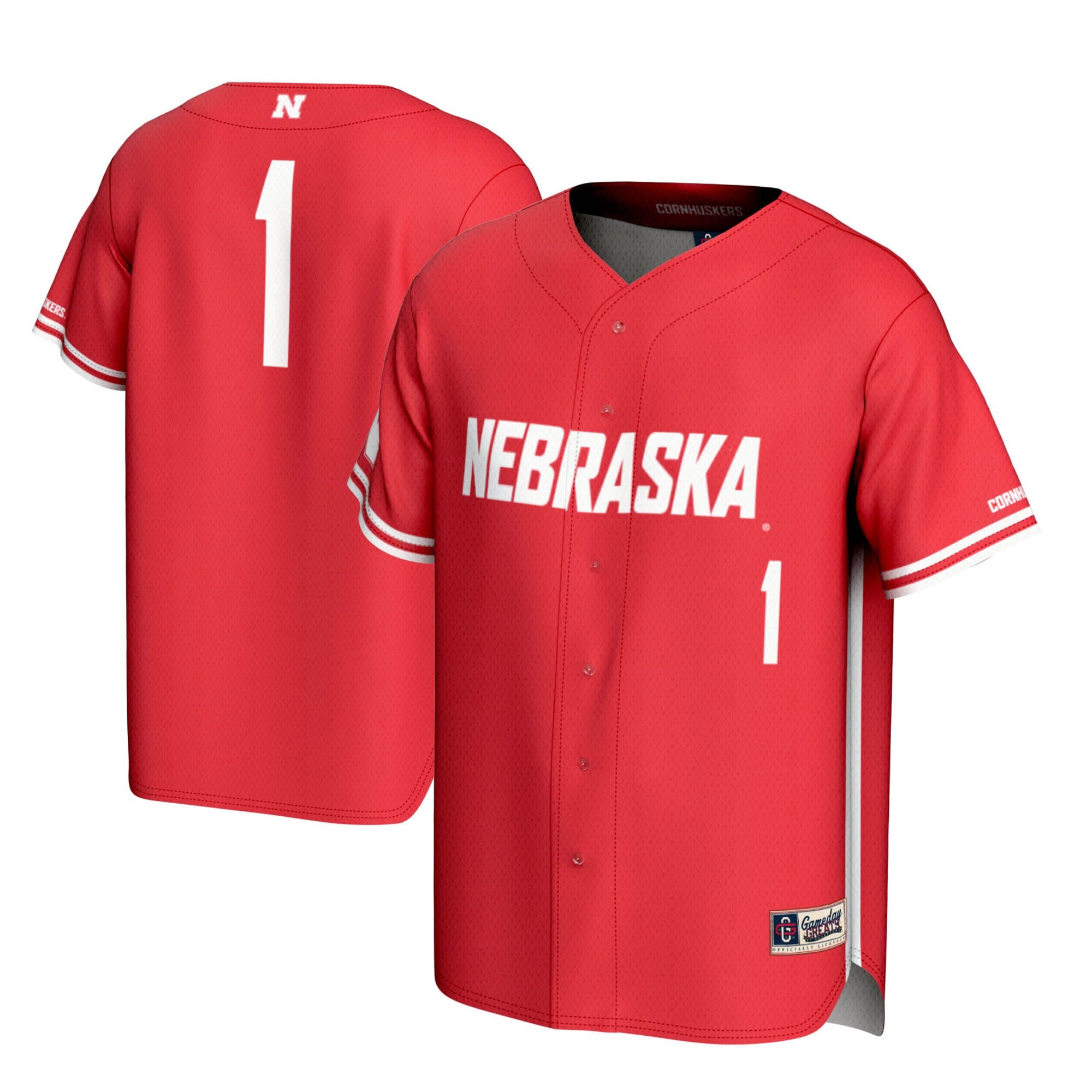Nebraska Huskers scarlet jersey