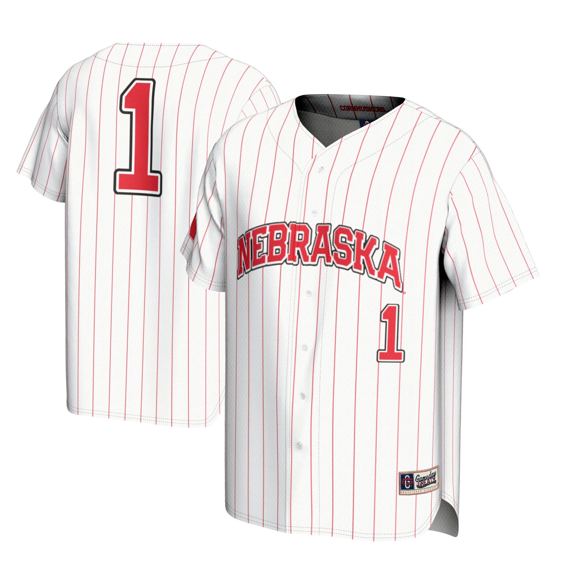 Nebraska Huskers white jersey