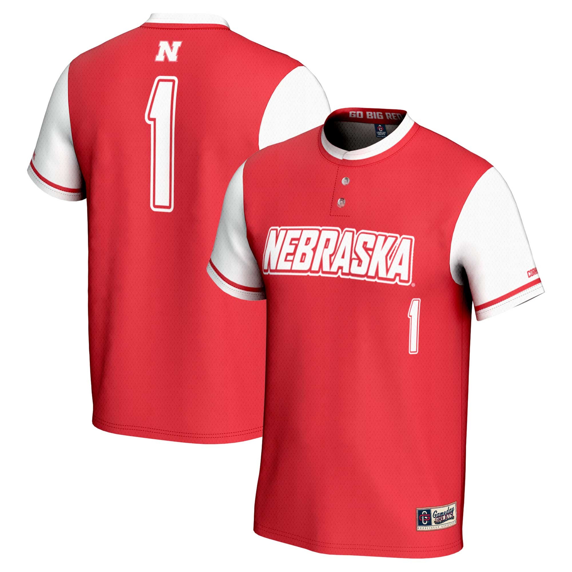 Softball Nebraska Huskers scarlet jersey