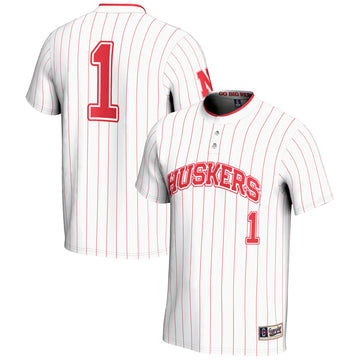 Softball Nebraska Huskers white jersey