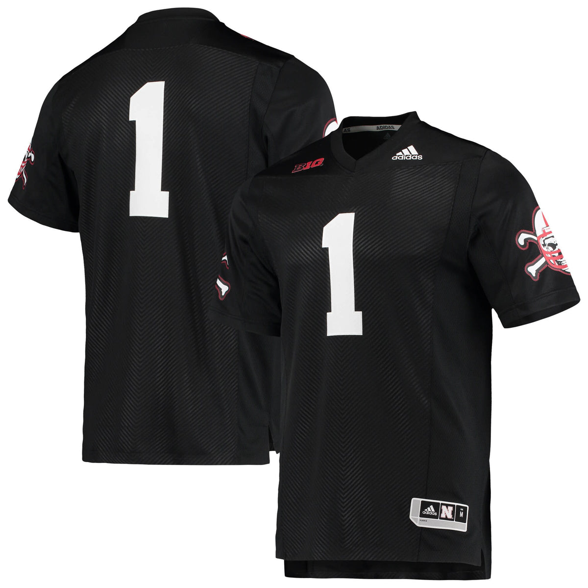 Strategy Nebraska Huskers black jersey