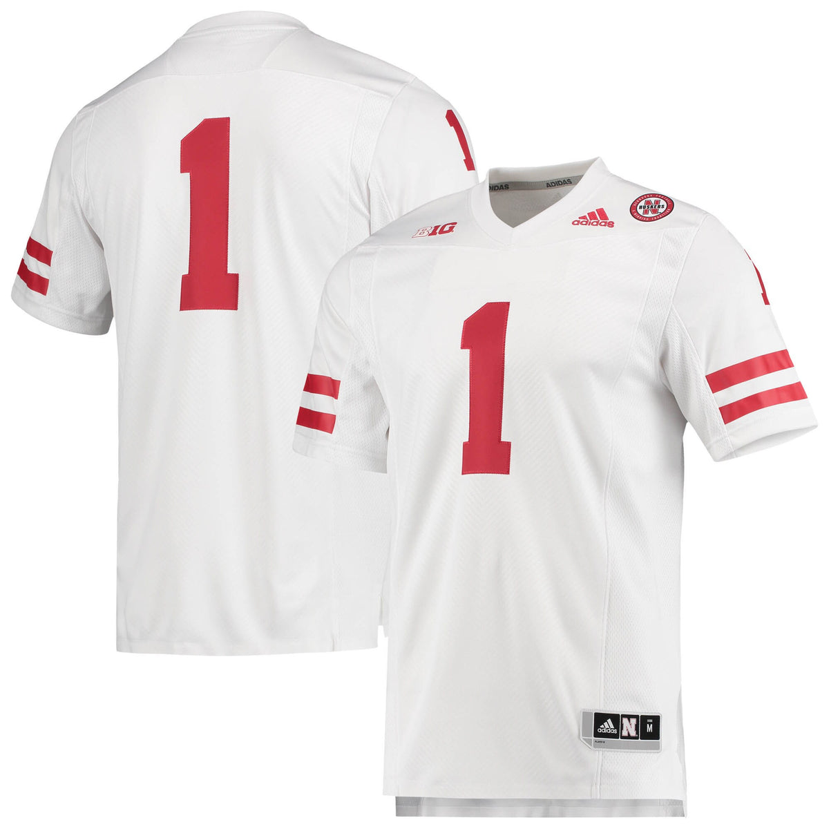 Nebraska Huskers white jersey