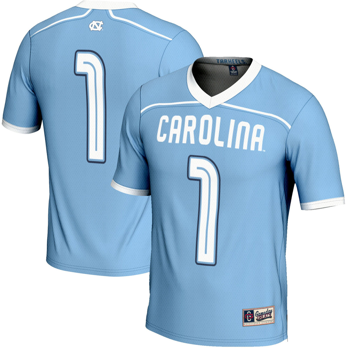 Lacrosse Carolina North Carolina Tar Heels blue jersey