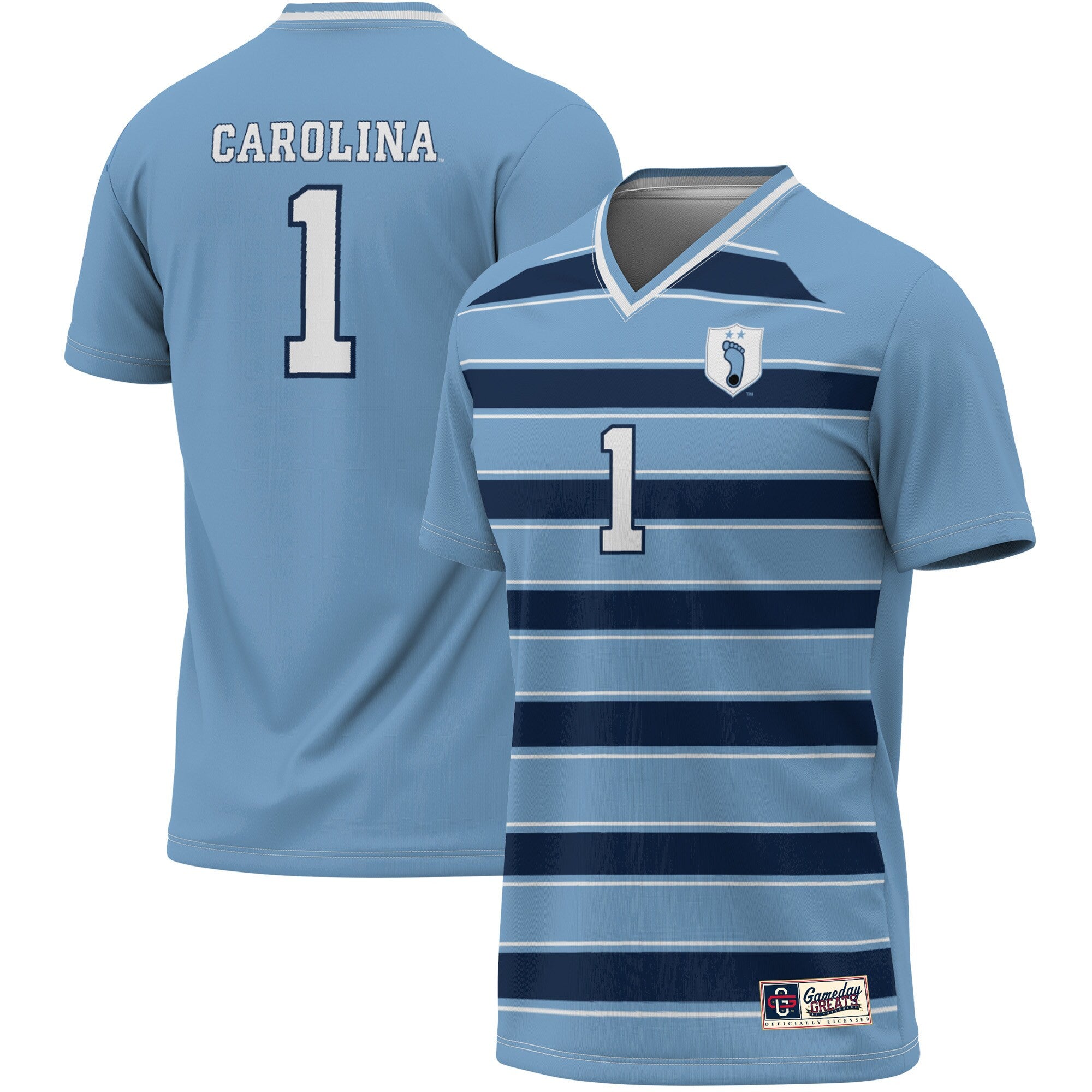 North Carolina Tar Heels blue Fashion jersey