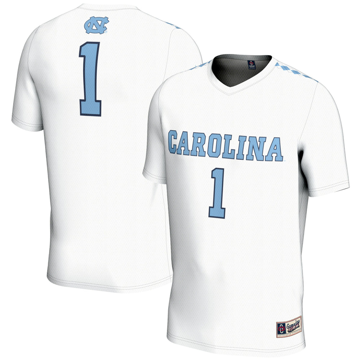 Lacrosse North Carolina Tar Heels white jersey