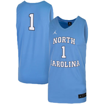 Jordan Brand Carolina North Carolina Tar Heels blue jersey