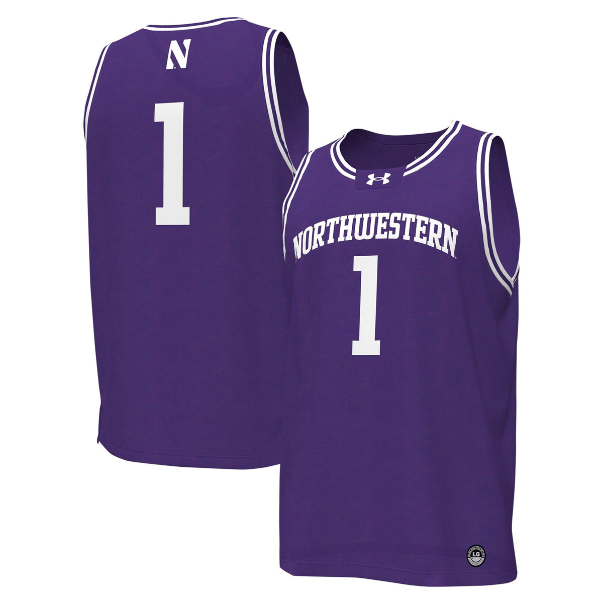 Under Armour Northwestern Wildcats purple jersey