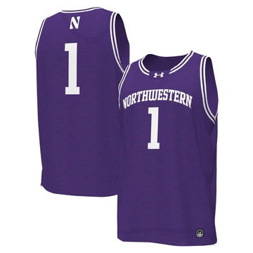 Under Armour Northwestern Wildcats purple jersey