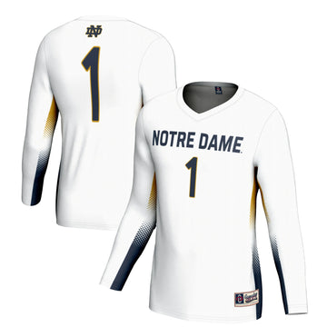 Volleyball Notre Dame Fighting Irish white jersey