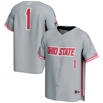 Ohio State Buckeyes gray jersey