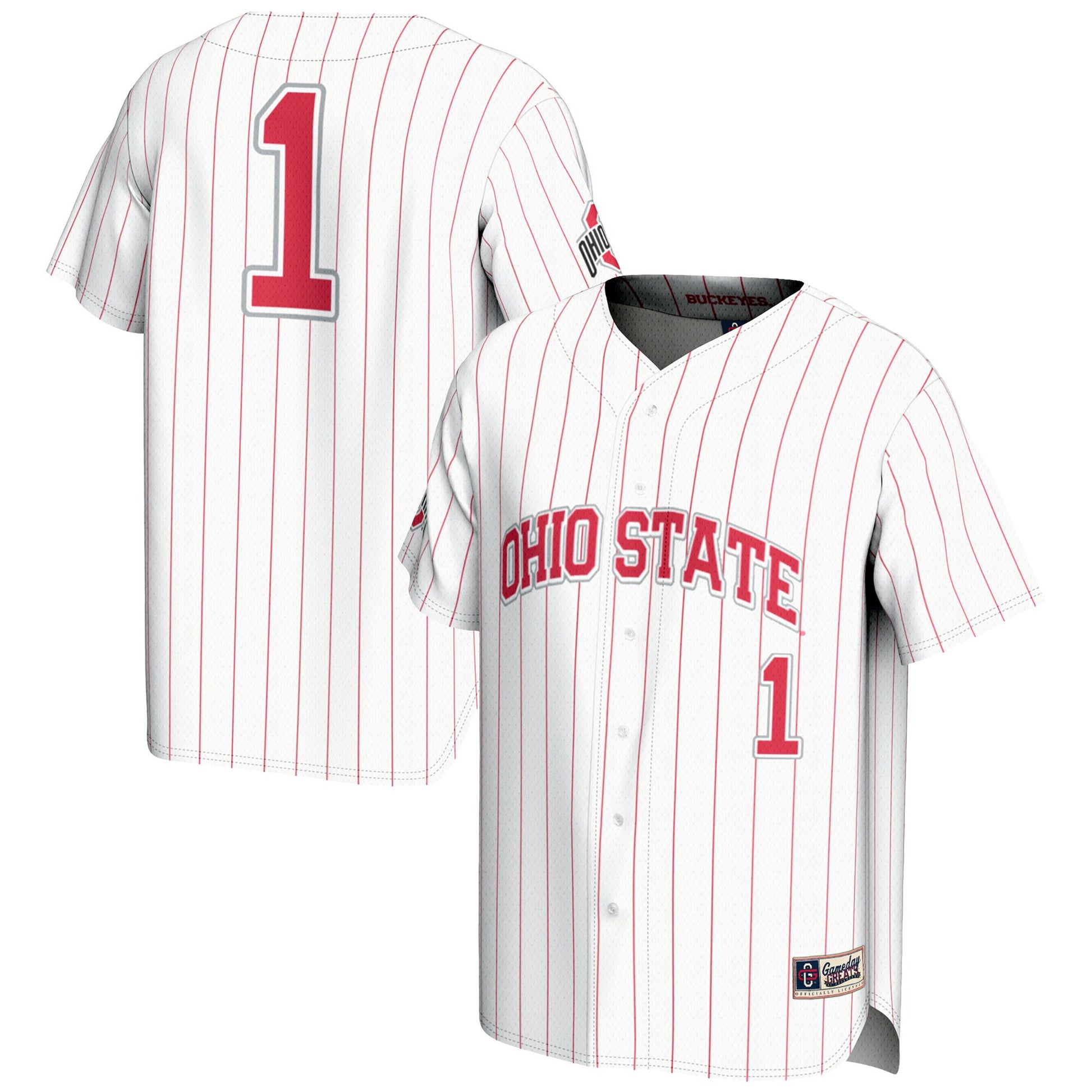 Ohio State Buckeyes white jersey