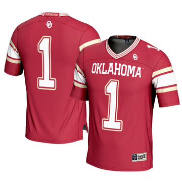 Oklahoma Sooners crimson jersey