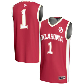 Oklahoma Sooners crimson jersey