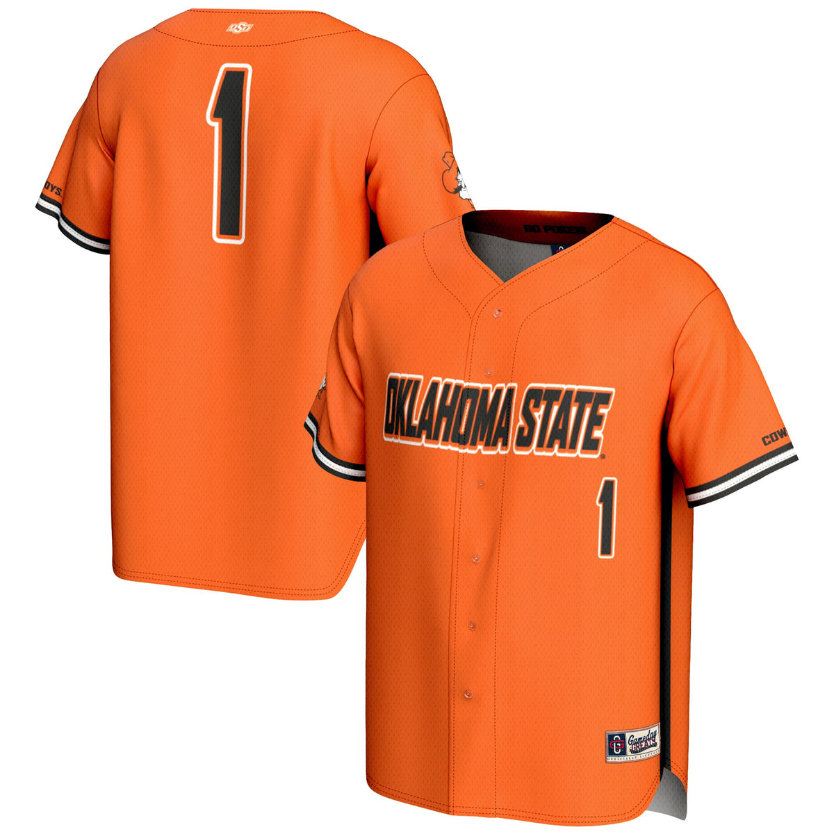 Oklahoma State Cowboys orange Fashion jersey