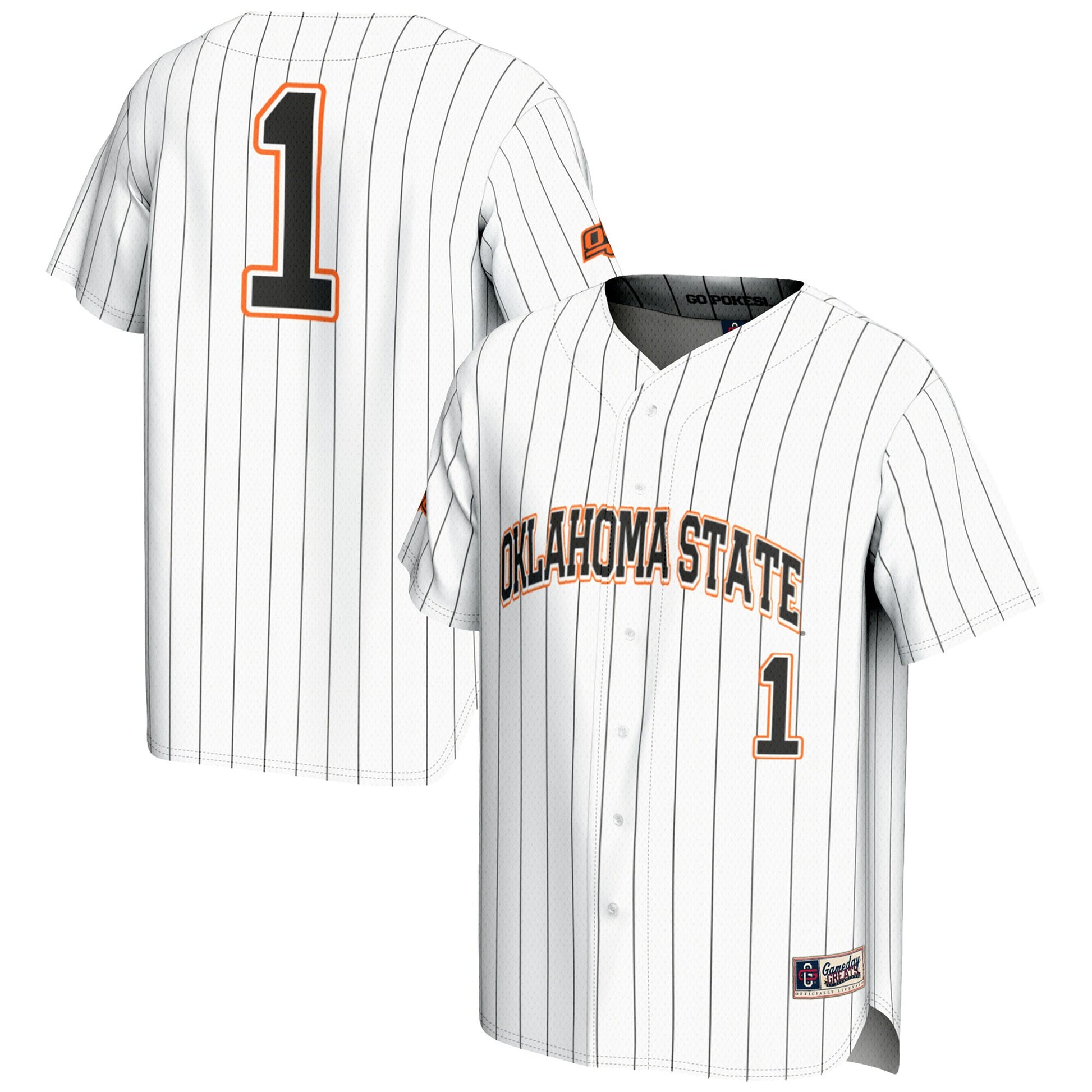 Oklahoma State Cowboys white Fashion jersey
