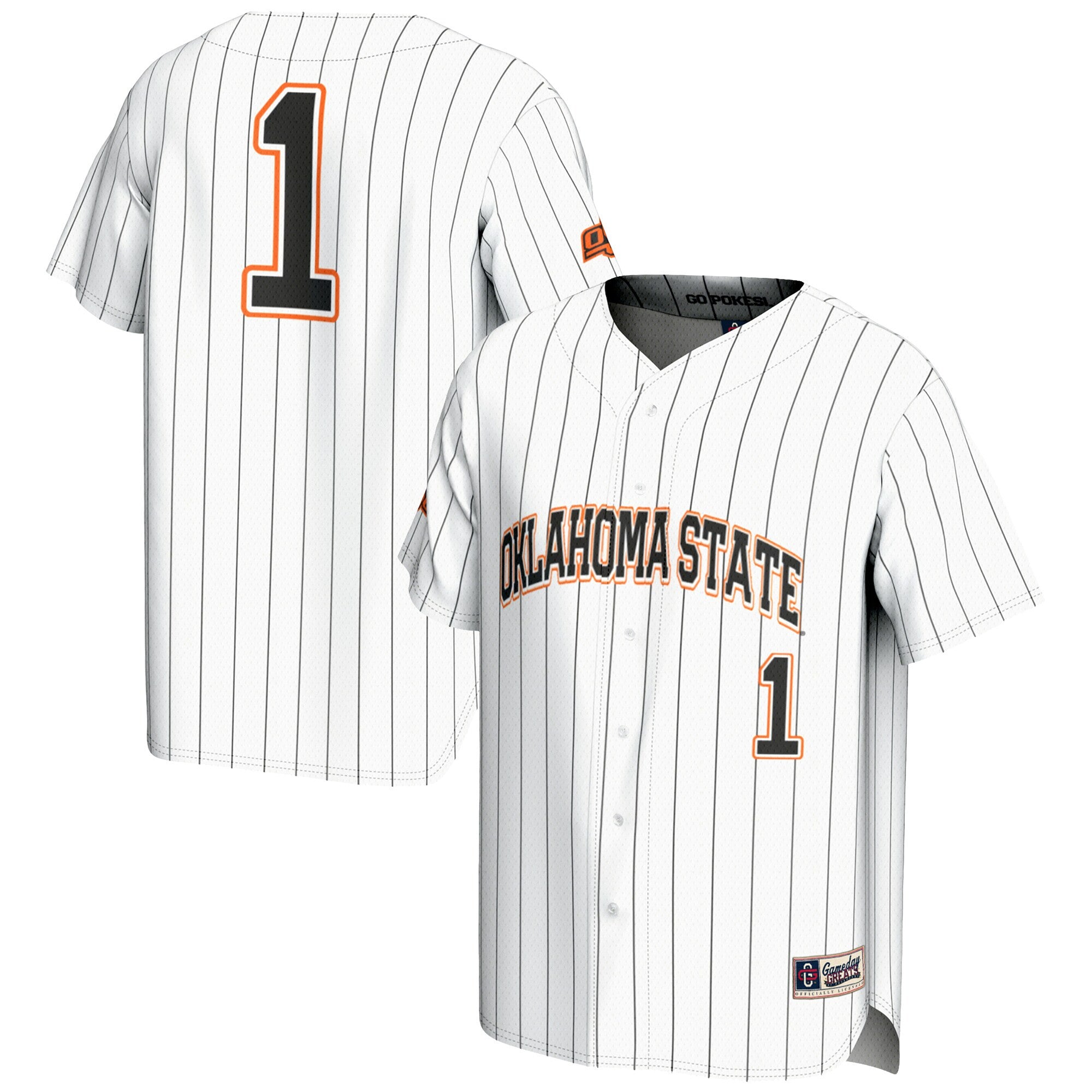 Oklahoma State Cowboys white Fashion jersey